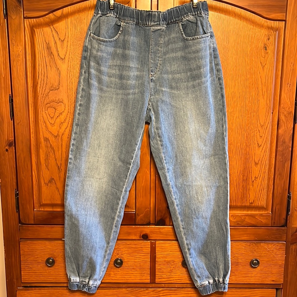 LOFT denim joggers